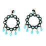 Dreamcatcher Dangle Earrings in Black