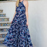 Meet Me in Paris Halter Dress