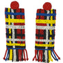 The Tartan Column Fringe Earrings