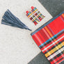 The Tartan Column Fringe Earrings