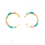 Shell Ya Hoop Earrings Multi