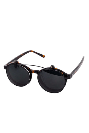 Black and Tortoise WKNDR Sunglasses